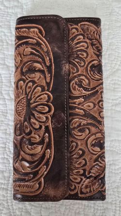 NEW GENUINE LEATHER HAND MADE WOMEN'S WALLET