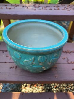 Glazed pot