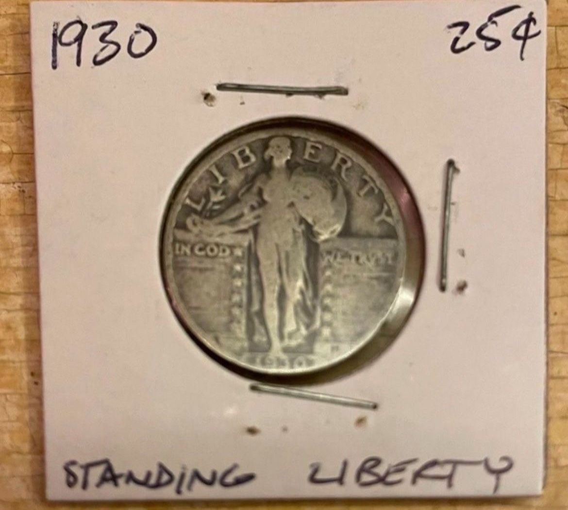 1930 Standing Liberty Quarter Silver