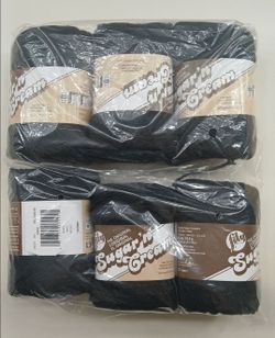 New Lily Sugar 'n Cream Cotton Yarn 6-Packs