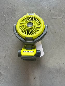 RYOBI USB Lithium Cordless Ultrasonic Misting Clamp Fan Kit with USB Lithium 2Ah Battery