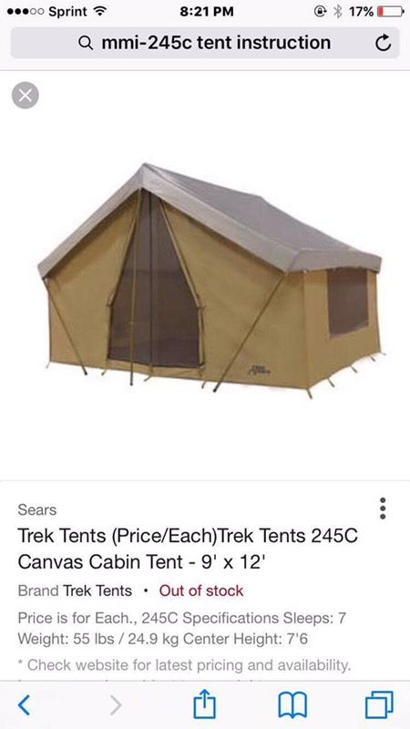 Tent Trek 245c
