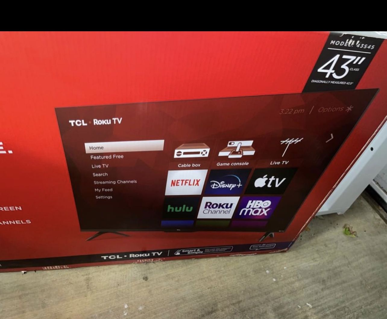Brand New TCL 43” Tv