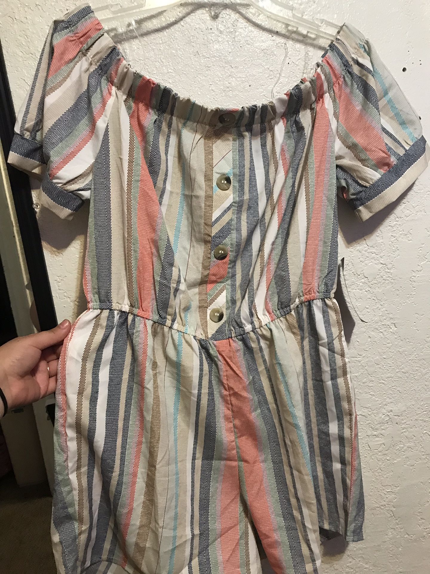 STRIPPED ROMPER | BRAND NEW !