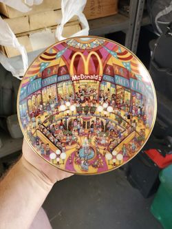 Collectible Plate McDonald's Golden Showcase