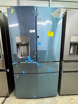 GE PROFILE 36” STAINLESS STEEL FRENCH 4 DOOR FRIDGE✨WARRANTY✨DELIVERY✨