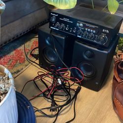 Studio Speakers With Amplifier 