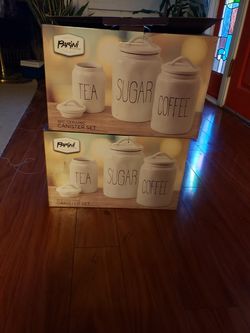 Canister set 3 pc each box
