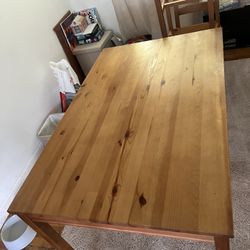 Small IKEA Table With 4 Chairs