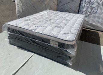 ✨Mattress Pillow Top 12” inches tall ✨ 🛏️All Sizes available  🟠Queen sizes $170 🟡Full sizes $150 🟢Twin sizes $130 🔵Cal king $280 🟣E. King $280 ?