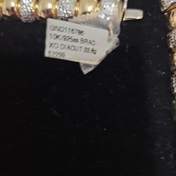     Bonde Lady Bracelet ( 10% Gold 90 % Silver