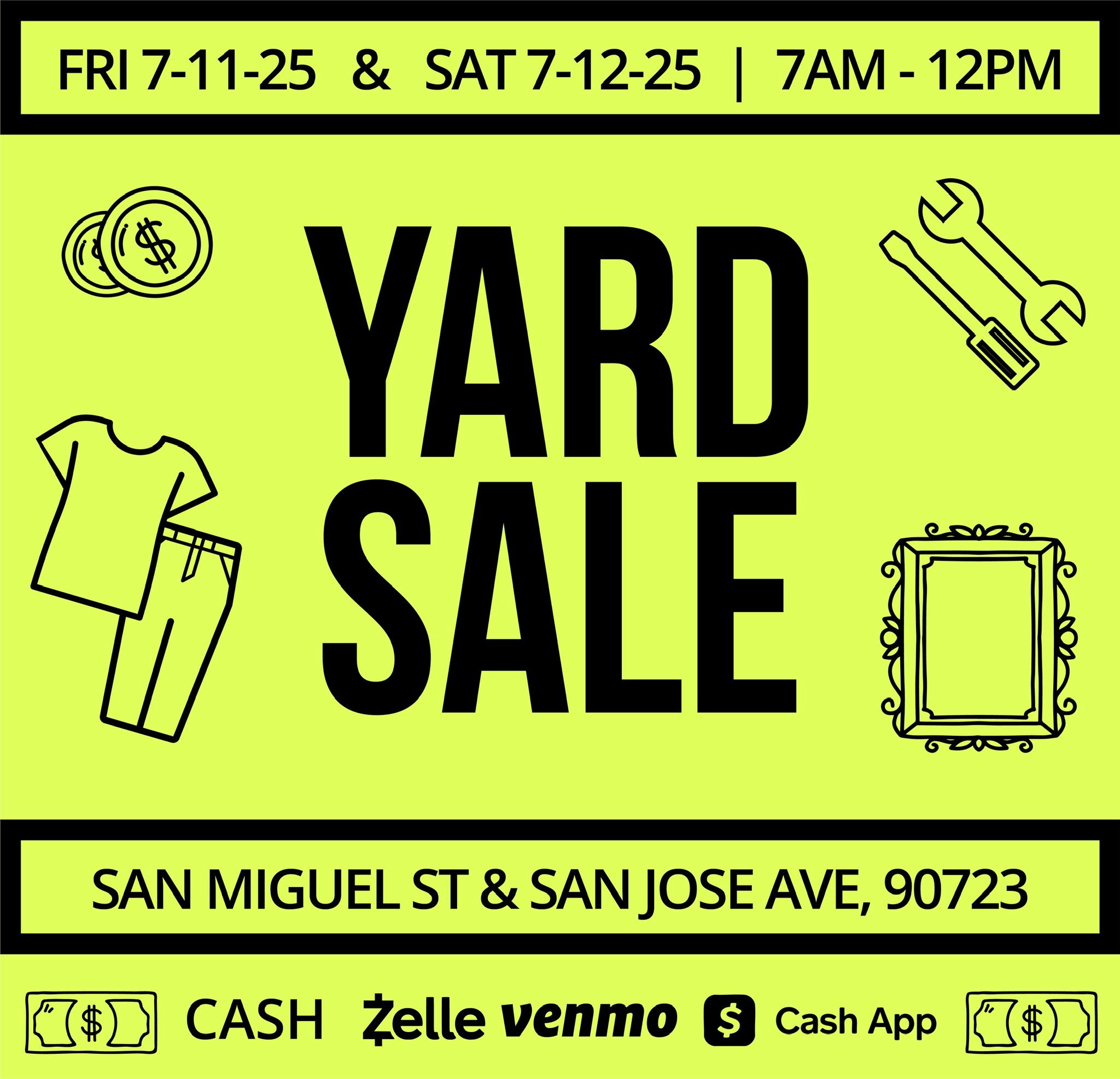 Yard Sale / Basar