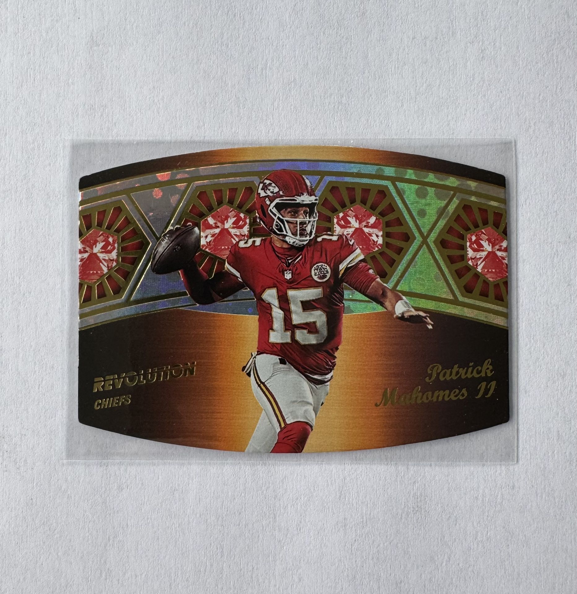 2025 Panini Revolution Patrick Mahomes Ring Bearers Die Cut Insert