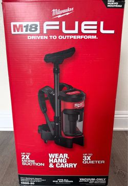 Milwaukee M18 FUEL 18-Volt Lithium-lon Brushless 1 Gal. Cordless 3-in-1 Backpack Vacuum (Vacuum-Only)