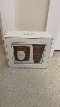 Threshold Hand Cream and Scented Candle