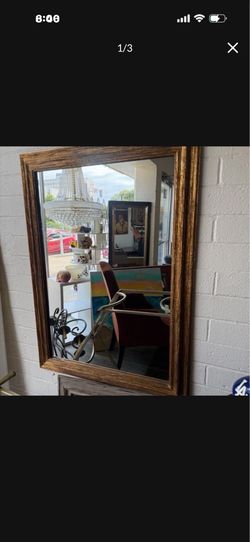 Wood mirror