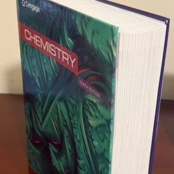 Cengage Chemistry tenth edition book hard cover