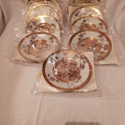 AUTHENTICATED ETERNAL WISHES OF  GOOD  FORTUNE PLATES  (SET OF 10)