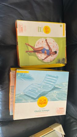 Inflatable chair lounge and pool float