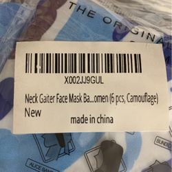 Neck Gear Face Mask