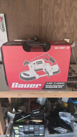 Bauer bandsaw 10 amp 5in variable speed