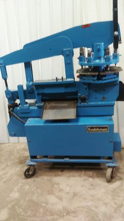 SCOTCHMAN 4014 40 TON HYDRAULIC IRONWORKER SHEAR HOLE DRILL PUNCH PRESS BRAKE WELDING IRONWORK FABRICATION