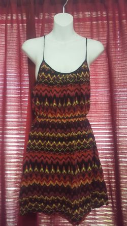 Multicolored Summer Mini Dress