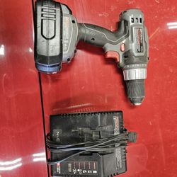 Porter Cable Drill 18 Volt Battery And Charger 