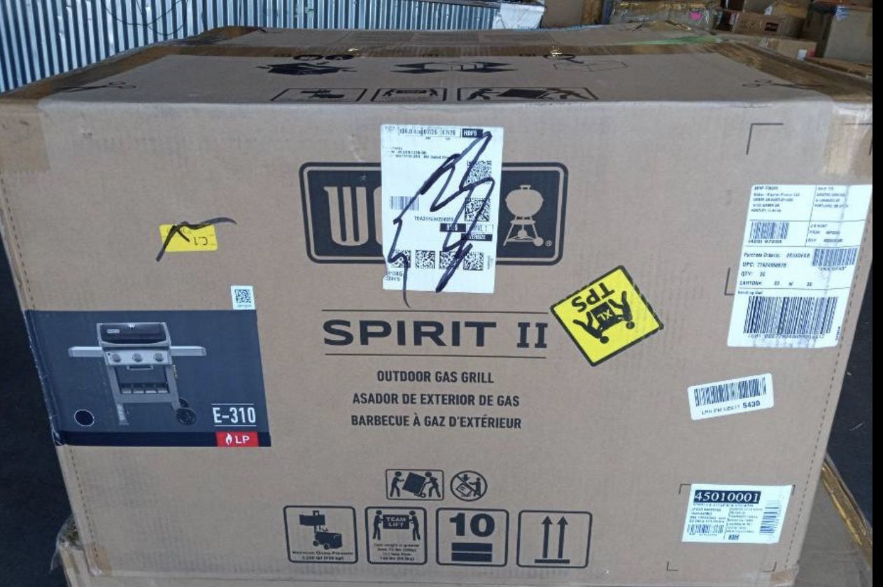 Weber Spirit Ii E-310 3-burner Liquid Propane Grill, Black