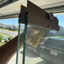 Glass Sliding Shower Door Set