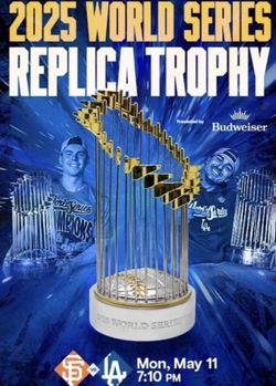 Dodgers 2025 World Series champions trophy
