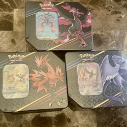 Pokémon Crown Zenith Tins - Set of all 3