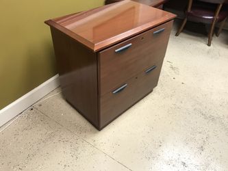 Wood file cabinet