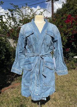 Denim Kimono Jacket Size M
