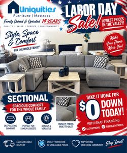 Grey sectional