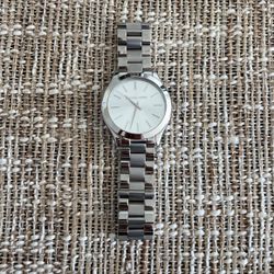 Michael Kors Slim Runway Women's Watch, Stainless Steel Bracelet 