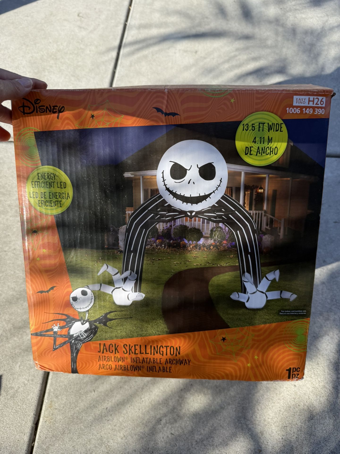 Jack Skellington Arch Inflatable (used, read Ad)