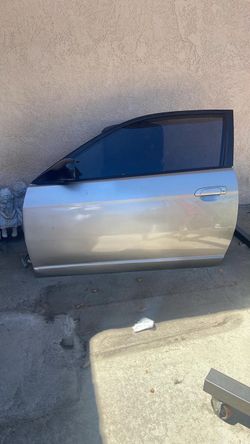 Silver Car Door with Window for Honda civic cupe 2003