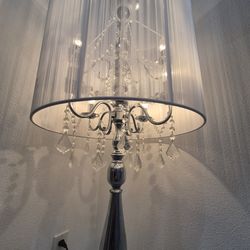 Beautiful chandelier floor lamp