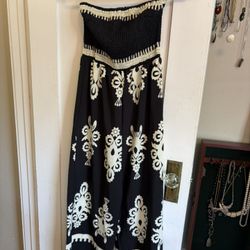 Strapless Bandeau Jumpsuit 