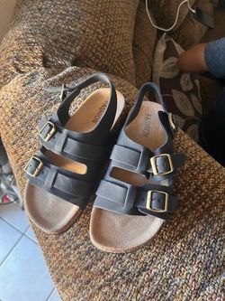 New sandal slides
