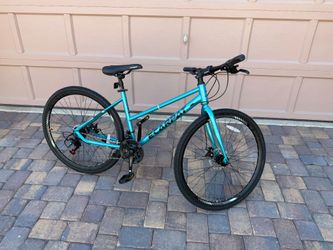 Ecarpat Hybrid Bike Teal Blue