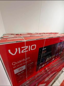 🔥 VIZIO 75” QUANTUM 4K QLED SMART TV — FINANCING AVAILABLE