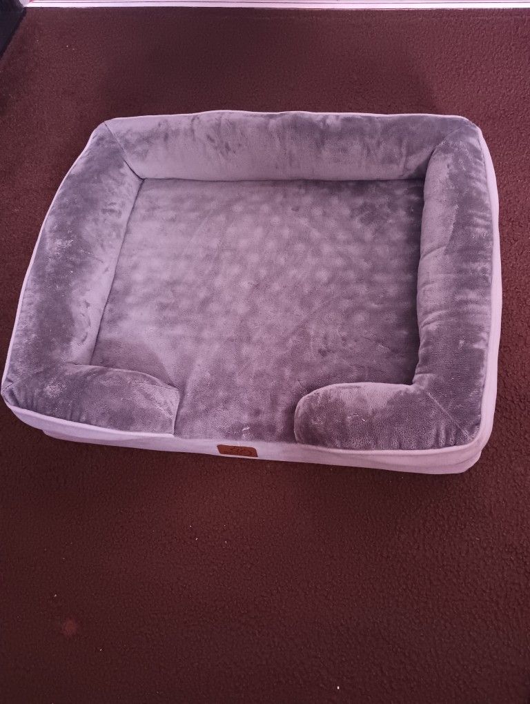 Grey Orthopedic Dog Bed