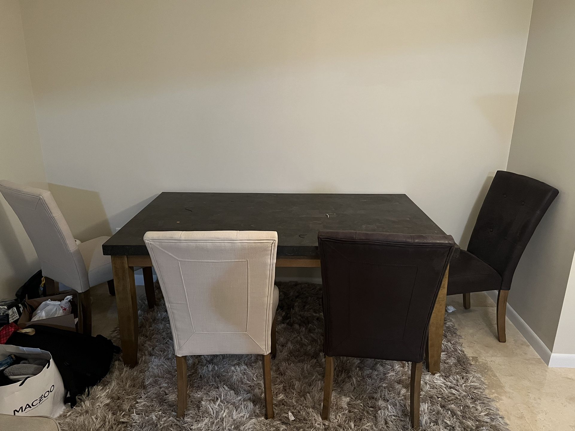 Large Dining Room Table With 4 Chairs