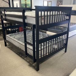 Bunk Bed Full Over Full! $499 🖤🔥