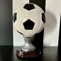 Soccer Ball Sculpture Trophy 