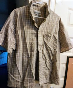 Men's Buttoned short sleeve Xl Shirts