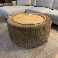 Kardiel Natural Top Grover Latte Ottoman