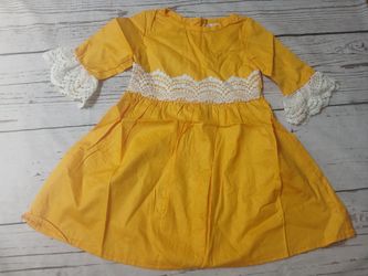 Baby Girl Yellow Dress (XXS)